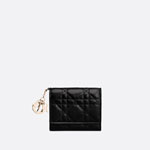 Lady Dior Lotus Wallet Black Cannage Lambskin S0181ONMJ M900
