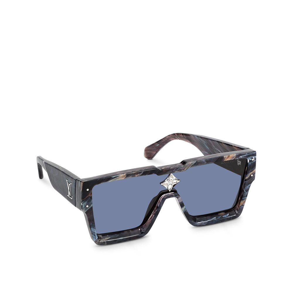 Louis Vuitton Cyclone Grey Marble Sunglasses S00 Z1789E