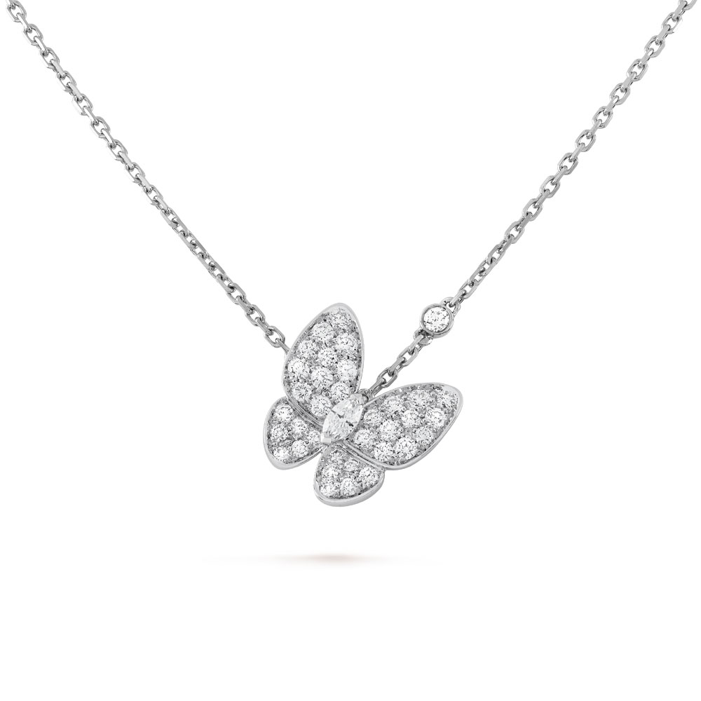 Van Cleef Arpels Two Butterfly pendant VCARO3M400