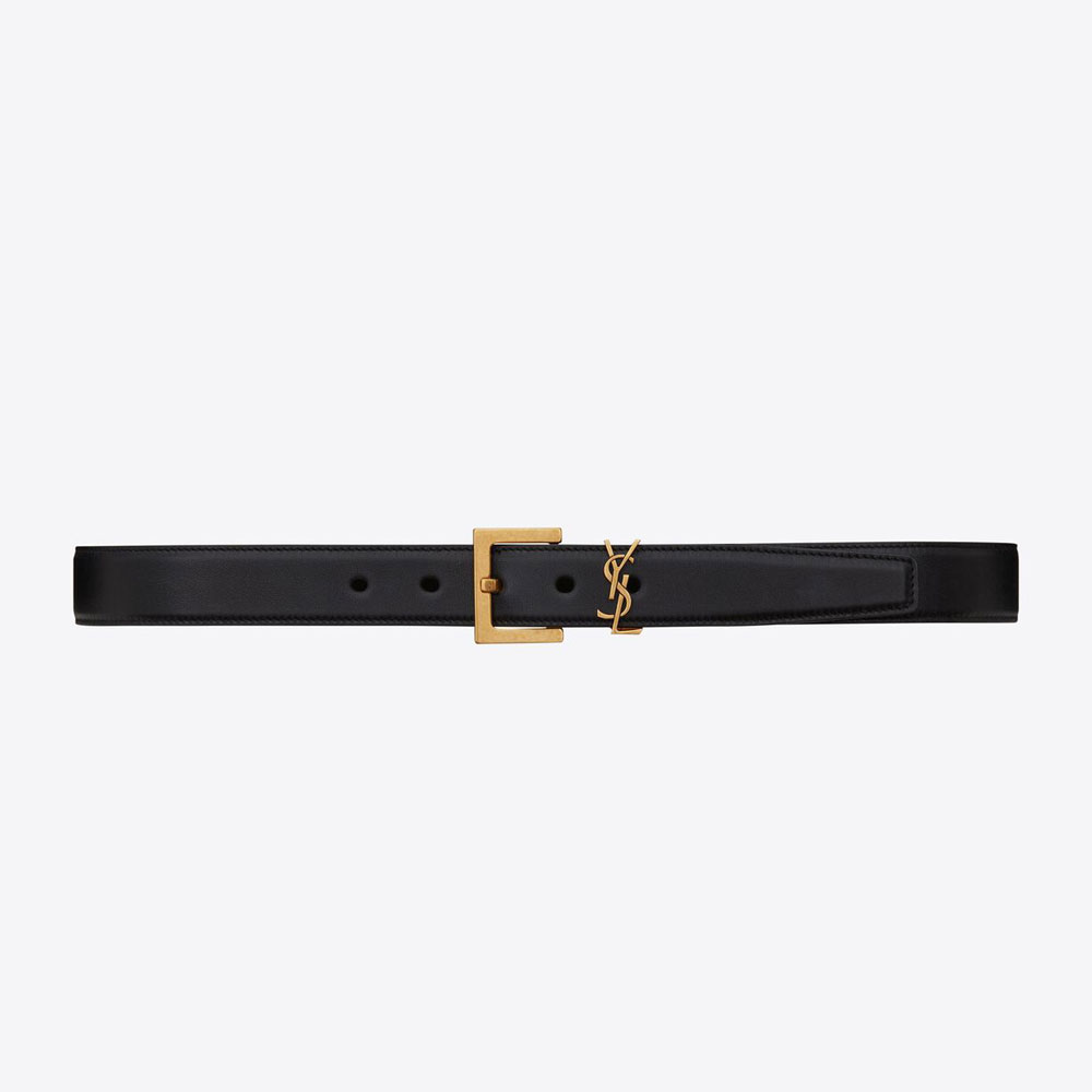 YSL Cassandre Belt With Square Buckle 634437 BOO0W 1000
