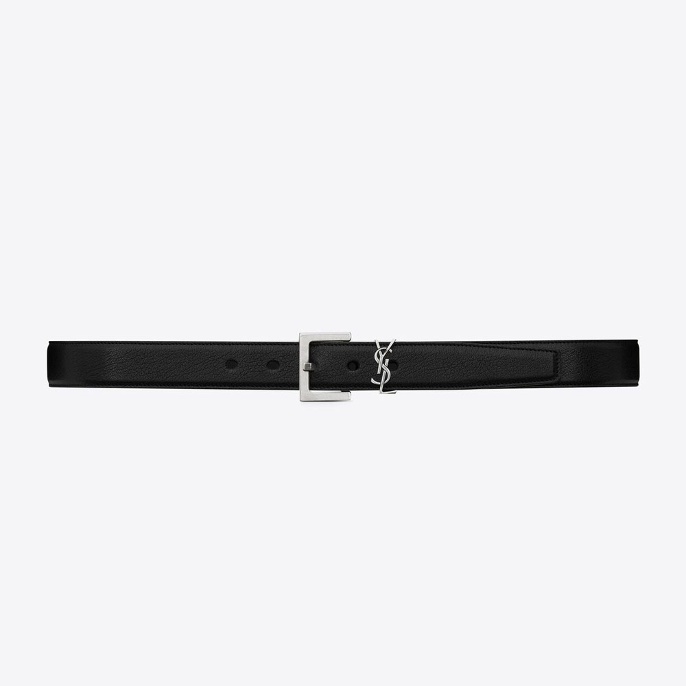 YSL Cassandre Belt In Smooth Leather 634440 BRM0E 1000