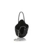 Alexander Wang caged roxy bucket in black with rhodium 2027T0058L - thumb-2