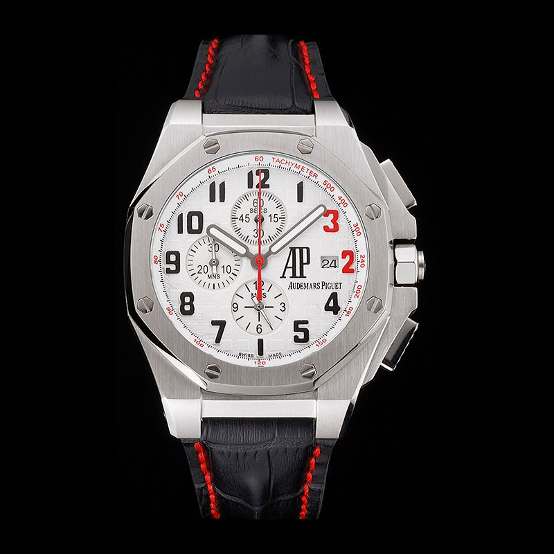 Audemars Piguet Royal Oak Offshore Shaquille O Neal White Dial Stainless AP5534