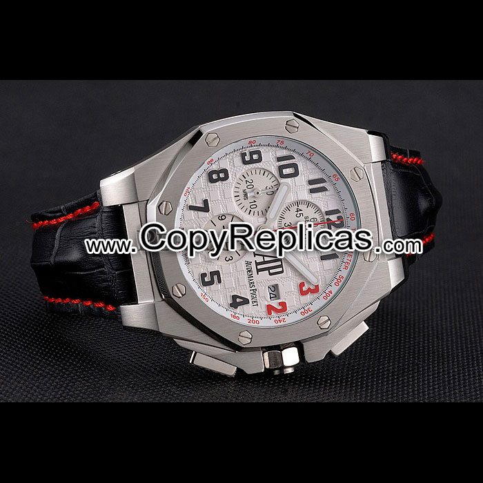 Audemars Piguet Royal Oak Offshore Shaquille O Neal White Dial Stainless AP5534 - Photo-3