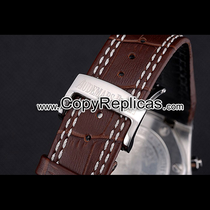 Swiss Audemars Piguet Royal Oak Chronograph White Dial Stainless Steel AP5555 - Photo-4