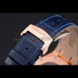 Swiss Audemars Piguet Royal Oak Blue Dial Gold Case With Diamonds AP5557 - thumb-4