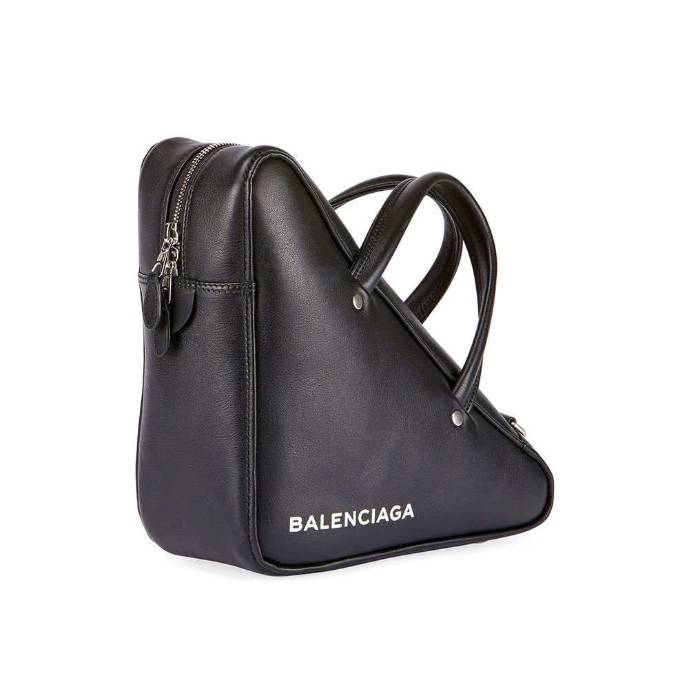 Balenciaga Black Small Triangle bag 45349563BK - Photo-2