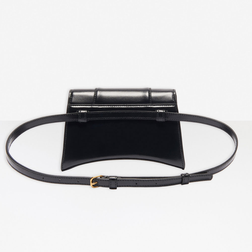 Balenciaga Hourglass Small Beltbag Black 610460 1QJ4M 1000 - Photo-2