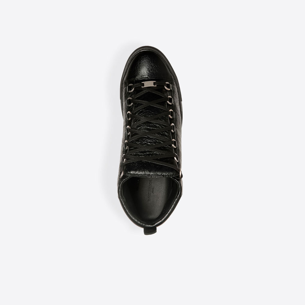 Balenciaga Black High Sneakers 483497 WAY40 1000 - Photo-4