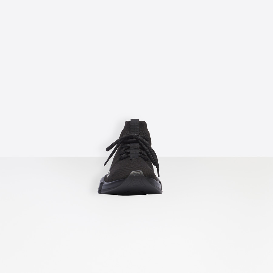 Balenciaga Speed Trainers Lace Up Black 559353 W1HP0 1000 - Photo-3