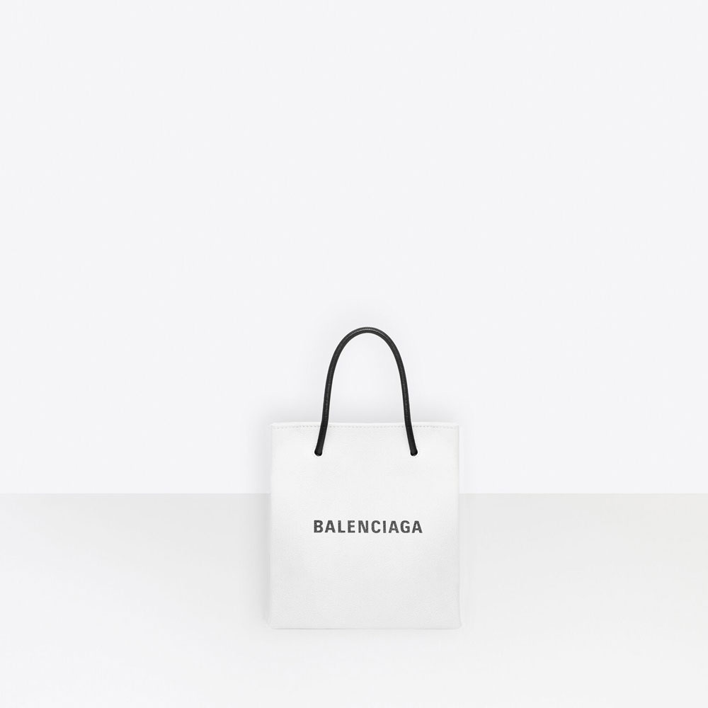 Balenciaga Shopping XXS North South Tote Bag 597858 0AI2N 9000