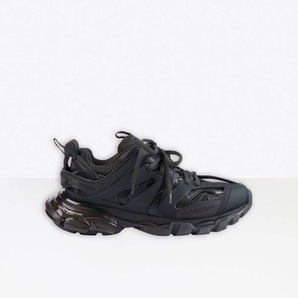Balenciaga Track Clear Sole Sneaker in Black 647742 W3BM1 1000