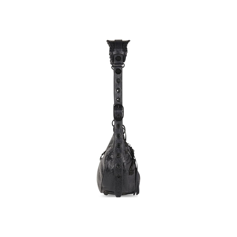 Balenciaga Le Cagole Small Shoulder Bag in Black 671307 1VGT7 1000 - Photo-2