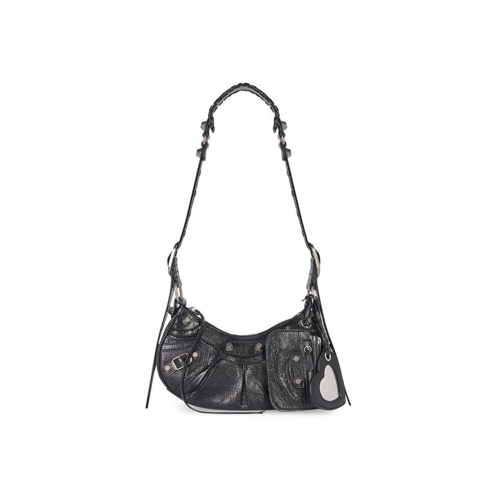 Balenciaga Le Cagole Xs Shoulder Bag in Black 671309 1VG9Y 1000