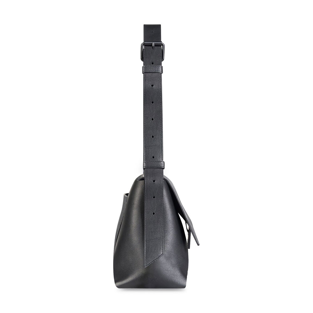 Balenciaga Downtown Small Shoulder Bag in Black 671353 29S17 1000 - Photo-2