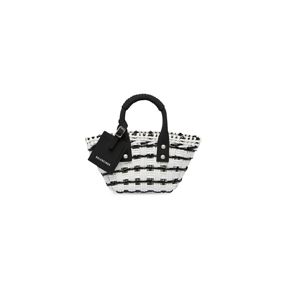Balenciaga Bistro Xxs Basket With Strap in White 678028 2105J 9060