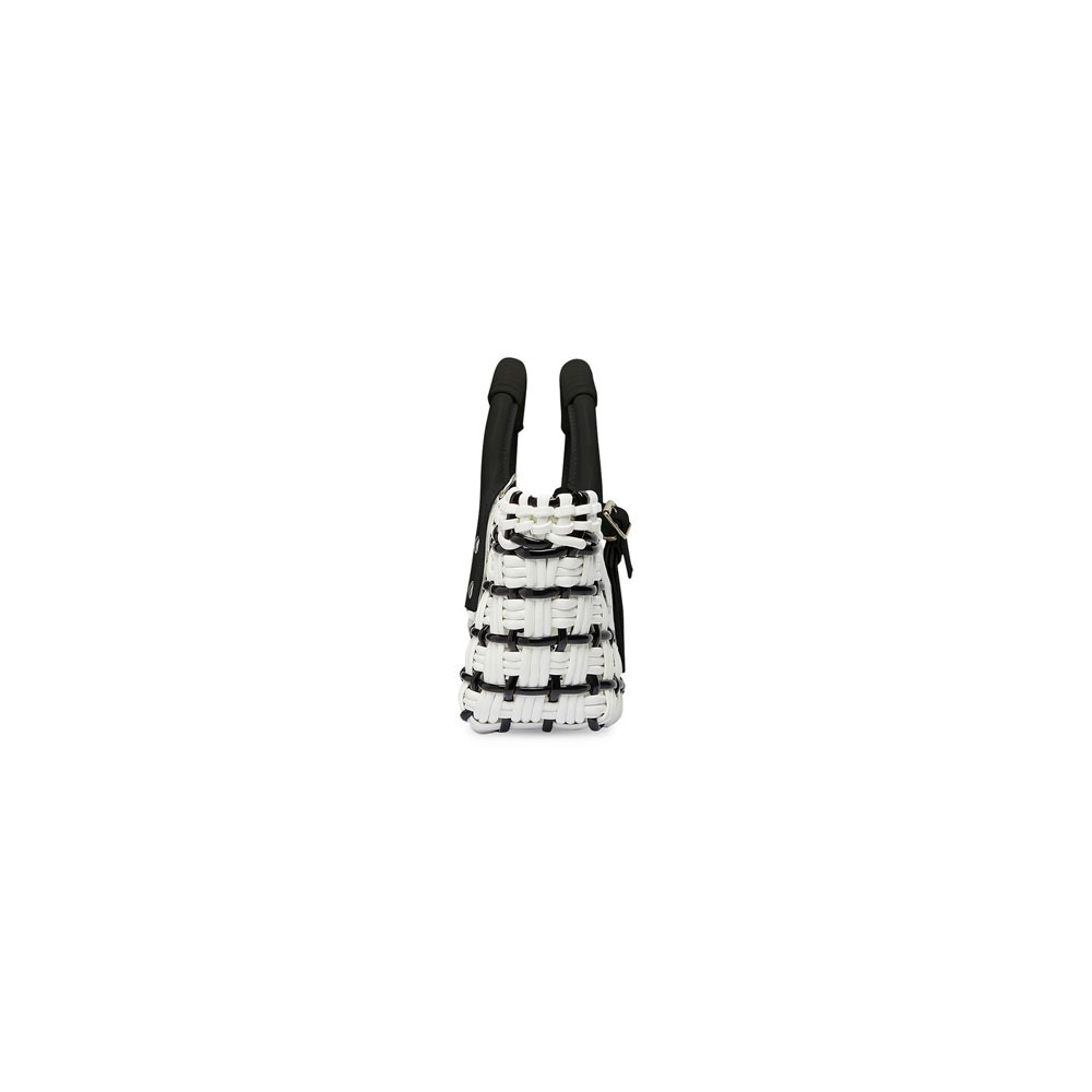 Balenciaga Bistro Xxs Basket With Strap in White 678028 2105J 9060 - Photo-2