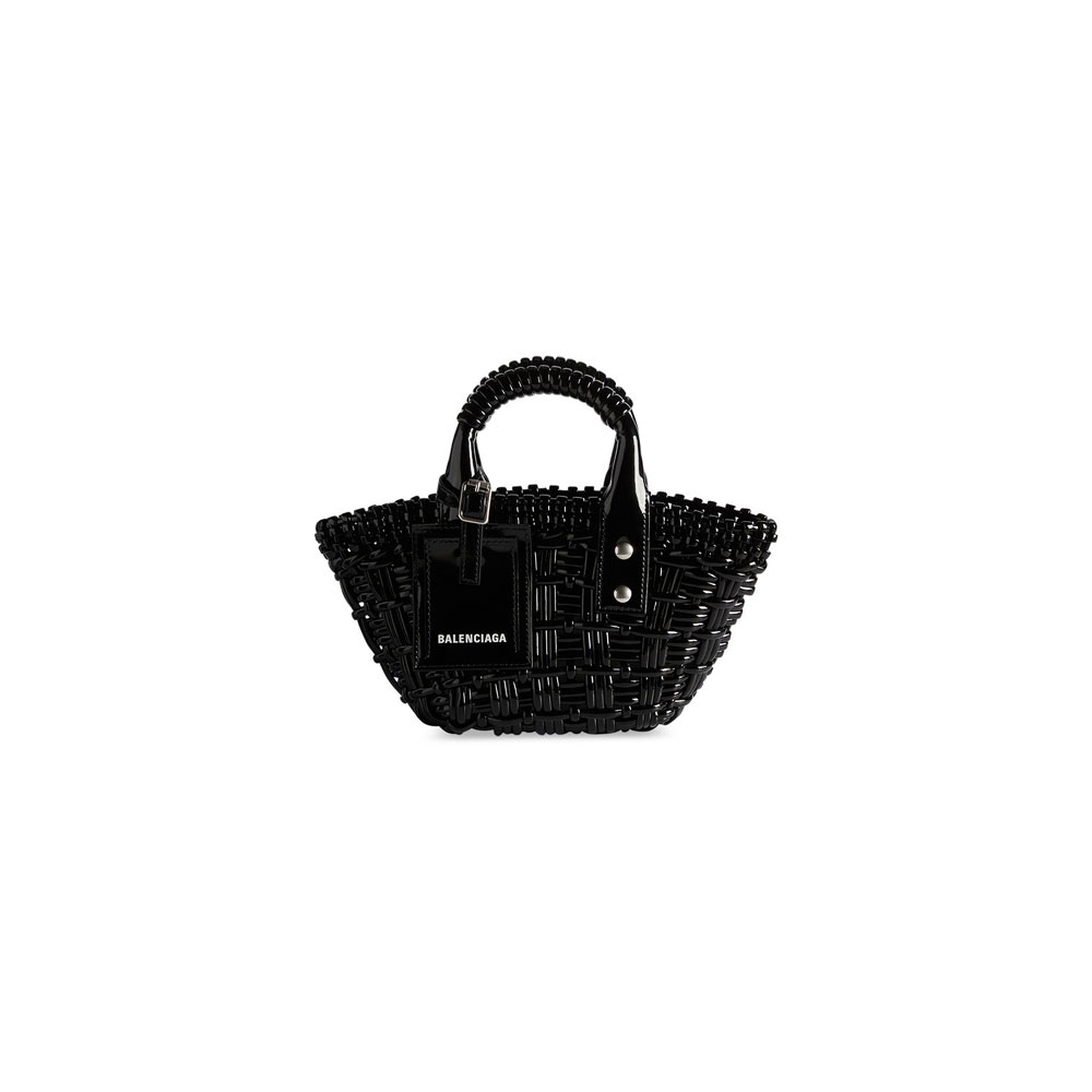 Balenciaga Bistro Xxs Basket With Strap in Black 678028 2IE2Y 1000