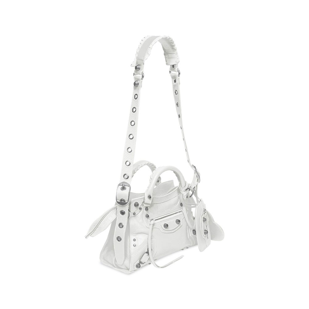 Balenciaga Neo Cagole Xs Bag in White 700940 210B0 9104 - Photo-2