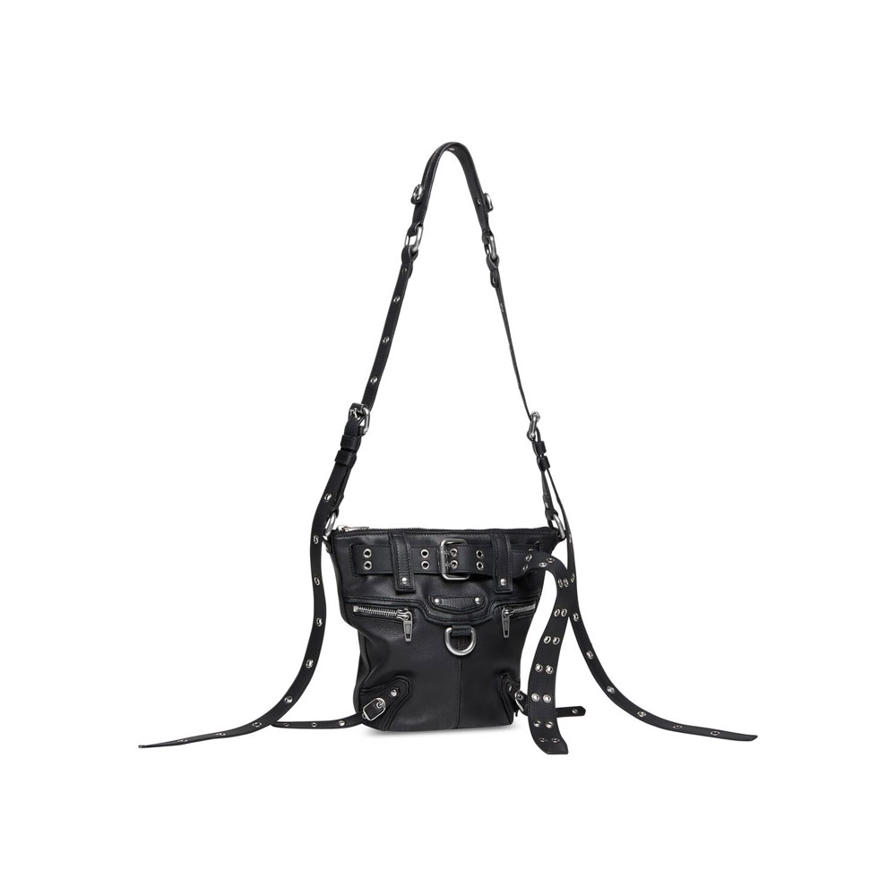 Balenciaga Emo Xs Bucket Bag in Black 702039 210BZ 1000 - Photo-2