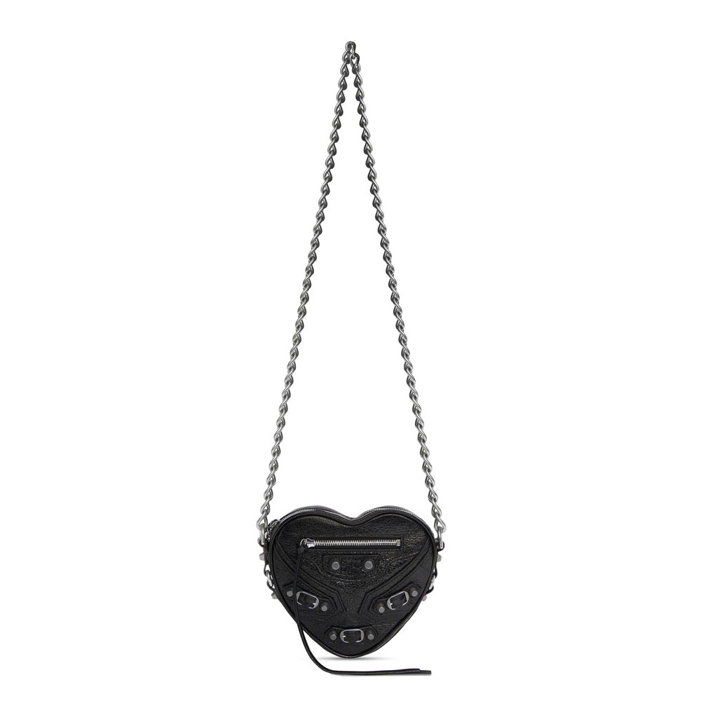 Balenciaga Le Cagole Heart Mini Bag in Black 722781 1VG9Y 1000