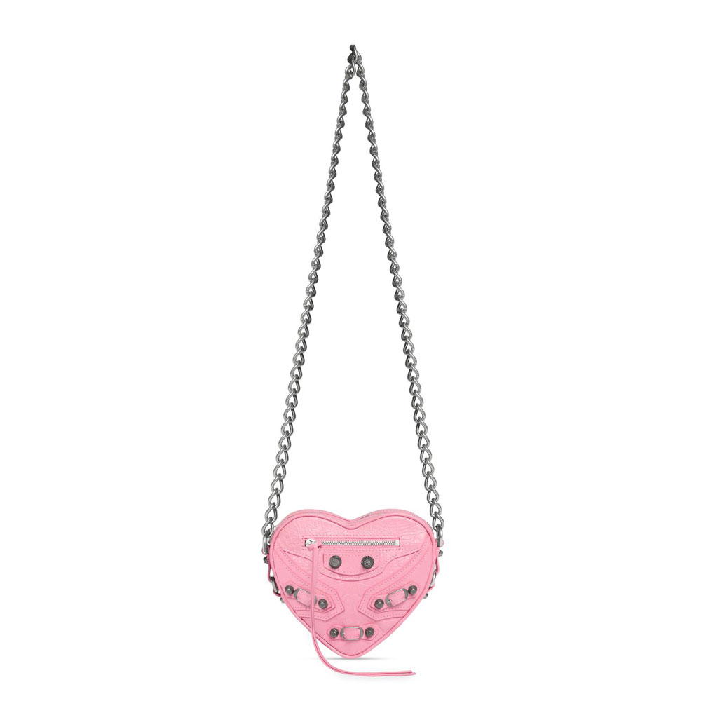 Balenciaga Le Cagole Heart Mini Bag in Pink 722781 1VG9Y 5812