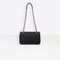 Balenciaga Small jacquard logo bag with chain strap 501681 9GJ1N 1000 - thumb-2