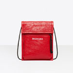 Balenciaga Explorer Pouch Strap Leather Red 532298 DB505 6501