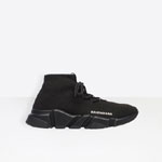 Balenciaga Speed Lace up Sneaker in Black 587284 W2DB1 1013
