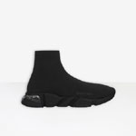 Balenciaga Speed Clear Sole Sneaker in Black 607543 W2DBL 1000