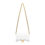 Balenciaga Hourglass Wallet On Chain Box in White 656050 1QJ4M 9000
