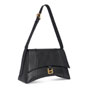 Balenciaga Downtown Medium Shoulder Bag in Black 671354 29S1M 1000 - thumb-2