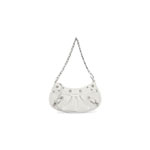 Balenciaga Le Cagole Mini Bag With Chain Crocodile 695814 23EBY 9016