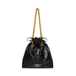 Balenciaga Crush Small Tote Bag in Black 742942 210IT 1000