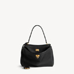 Balenciaga Rodeo Handbag Small Grained Calfskin in Black 789779 2ABV5 1000