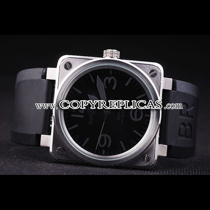 Bell Ross BR01-92 Black-Grey Dial-br23 BR5603 - Photo-3