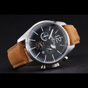 Bell Ross BR126 Flyback Black Dial Silver Case Brown Suede Leather Strap BR5590 - thumb-3