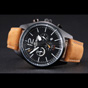 Bell Ross BR126 Flyback Black Dial Black Case Brown Suede Leather Strap BR5593 - thumb-2