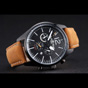 Bell Ross BR126 Flyback Black Dial Black Case Brown Suede Leather Strap BR5593 - thumb-3