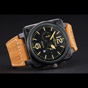 Bell Ross BR 03-94 Black Dial Black Case Brown Leather Strap BR5598 - thumb-3