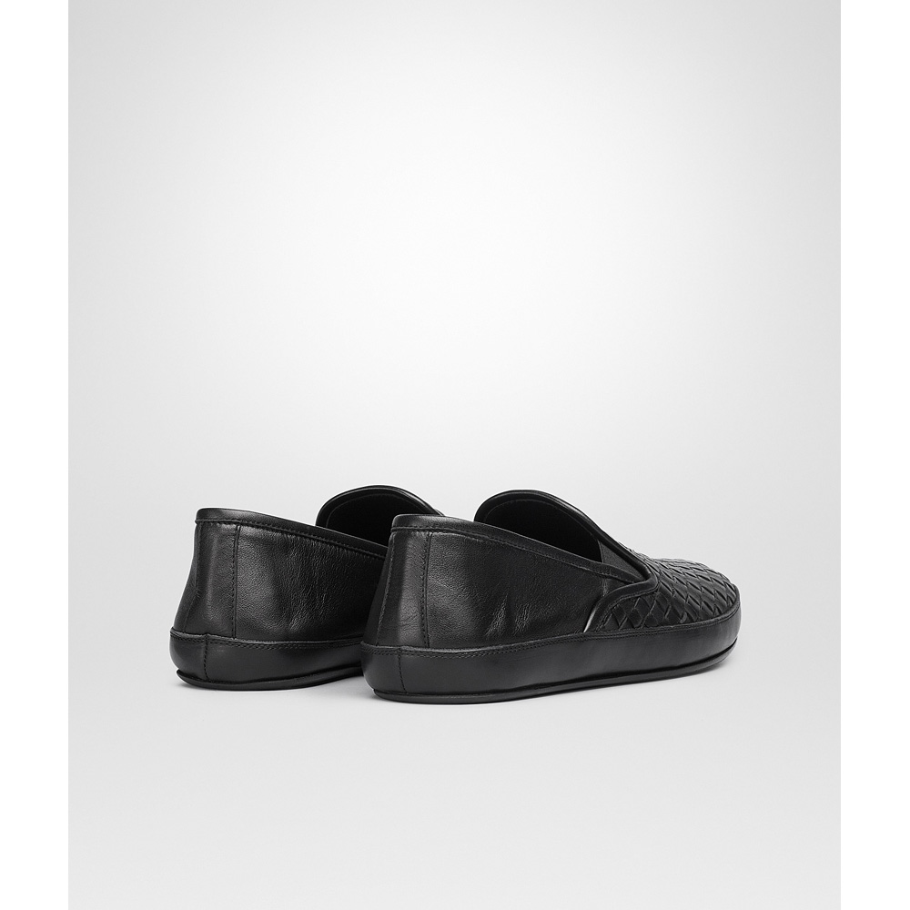 Bottega Veneta outdoor slipper in nero intrecciato nappa 44747275PT - Photo-4