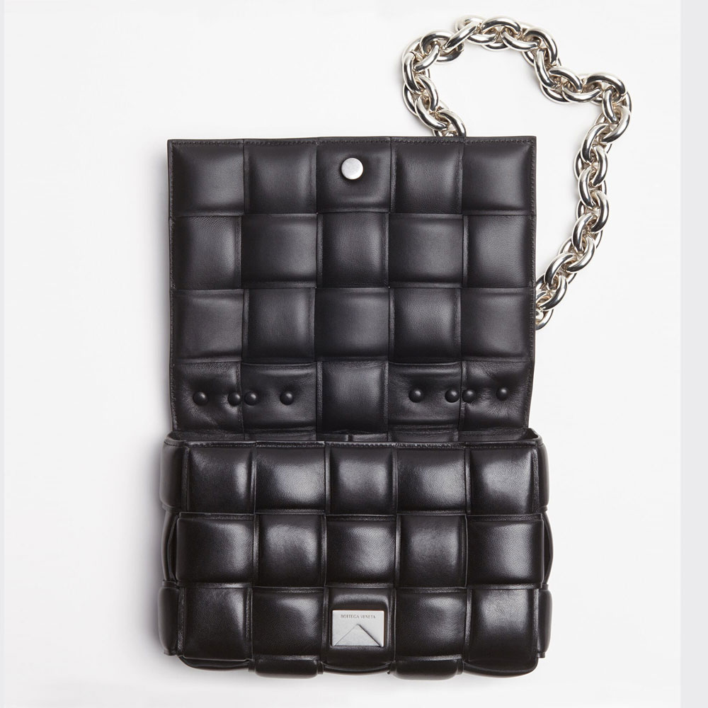 Bottega Veneta Chain Cassette in Black 631421 VBWZ 01229 - Photo-2