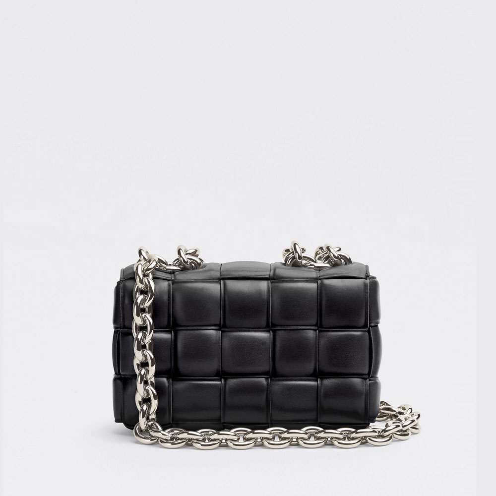 Bottega Veneta Chain Cassette in Black 631421 VBWZ 01229 - Photo-3