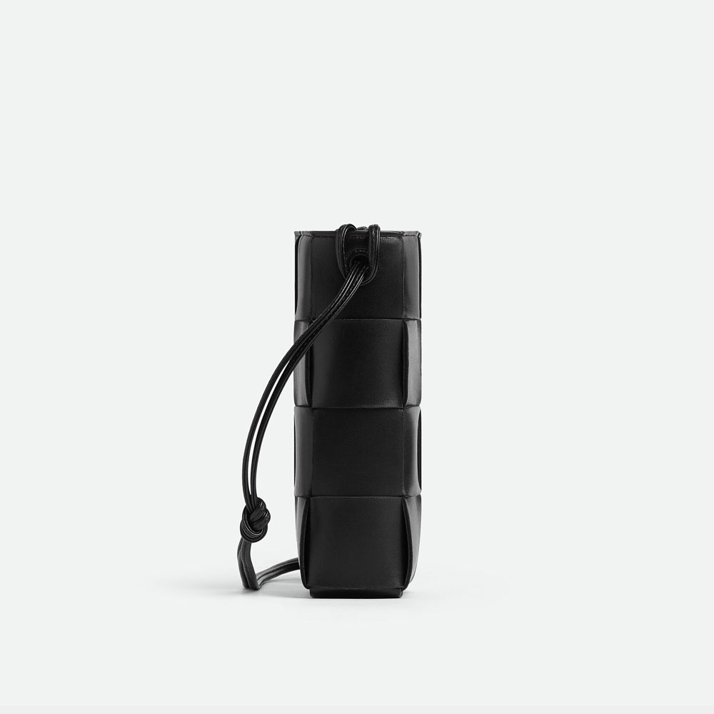Bottega Veneta Mini Cassette Crossbody Bag Black 730541 VCQC 48425 - Photo-2