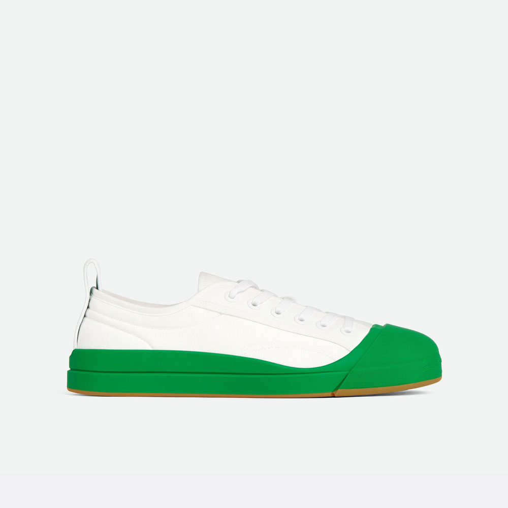 Bottega Veneta Vulcan Sneaker in Optic White 741124 V2R1 09185