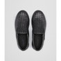 Bottega Veneta sneaker in nero intrecciato nappa 44671116MM - thumb-3