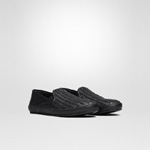 Bottega Veneta outdoor slipper in nero intrecciato nappa 44747275PT