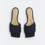 Bottega Veneta Padded Flat Sandal in Indigo 708906 V26M 04245 - thumb-2