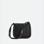 Bottega Veneta Mini Cobble Shoulder Bag in Black 762711 V01D 18425 - thumb-3