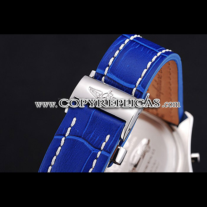 Breitling Bentley Mulliner Tourbillon Blue Dial Stainless Steel Case Blue Leather Strap BL5642 - Photo-4